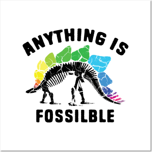 Dinosaur Fossil Pun Posters and Art